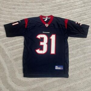 Reebok Houston Texans Aaron Glenn NFL Jersey Men's Large football sportswear